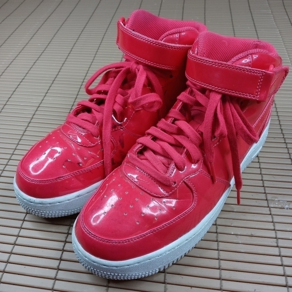 Nike Air Force 1 Mid \'07 LV8 UV Siren Red/Pink White Mens 8.5 Sneaker AO0702 600 main image 5